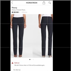 Theory DARK GREY women’s work dress pants Emery 2